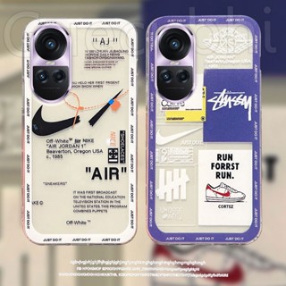 เคสโทรศัพท์OPPO Reno10 Pro Reno 10 Reno10 Pro+ 5G 2023มือถือ ซิลิโคนนิ่ม แบบใส ลายสัญลักษณ์ฟาฮีออนแอร์แม็กซ์ สําหรับ เคสOPPO Reno10 5G