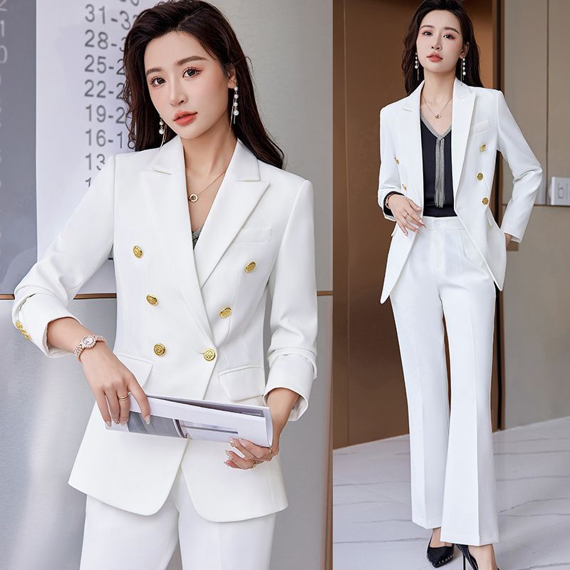 BLAZER สําหรับ W0MAN coordinates ชุดเสื้อผู้หญิง Blazer Blazer แฟชั่นผู้หญิงหลวมอารมณ์สุภาพสตรีชุด