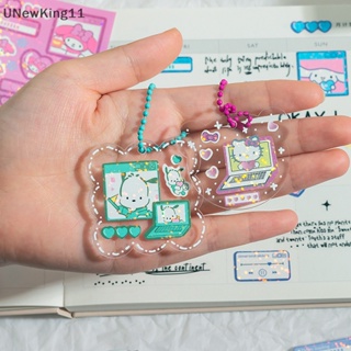 Unewking ใหม่ สติกเกอร์ ลายการ์ตูน Sanrio Cinnamoroll Melody Girl น่ารัก สําหรับติดตกแต่งสมุด Diy