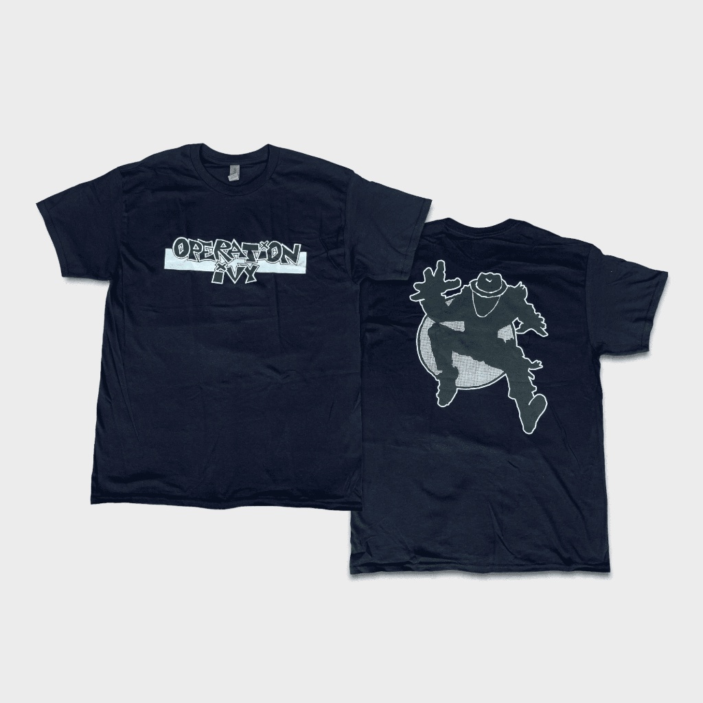 ยินดีต้อนรับ 3 Kaos BAND OFFICIAL OPEREATION IVY – SKANK MAN เสื้อยืด ของแท้ สีดํา