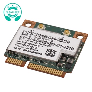 การ์ดไร้สายบลูทูธ 4.0 Pci-E Dual Band 2.4+5G 300M 802.11A B G N Wifi สําหรับ Hp Bcm943228Hmb Sps 718451-001