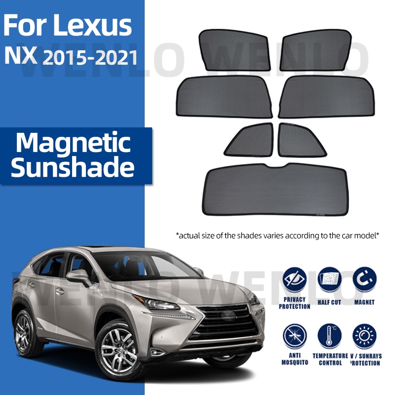 ม่านบังแดดแม่เหล็ก สําหรับ Lexus NX200 NX200H NX200T NX300H NX300 2015-2021