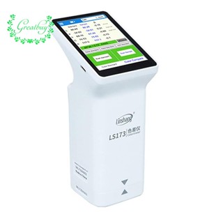 Linshang LS173 เครื่องวัดสีอัจฉริยะ หน้าจอสัมผัส สําหรับเคลือบเซรามิก พลาสติก เพ้นท์สี เปรียบเทียบการวัดสี