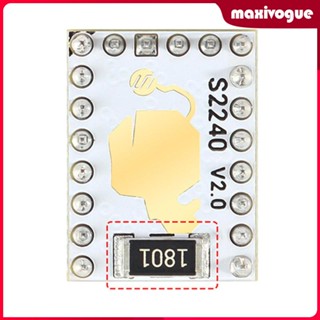 [Maxivogue] Tmc2240 โมดูลสเต็ปมอเตอร์ไดรเวอร์ เอาท์พุตเบรก ทนทาน สําหรับเครื่องพิมพ์ 3D 1A RMS 3A Peak 36V DC