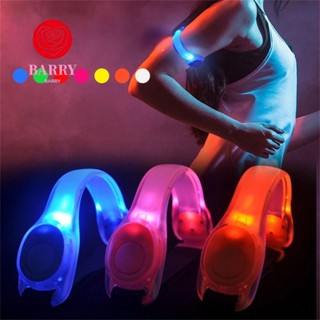 BARRY สายรัดแขน LED โรลเลอร์สเก็ต คอนเสิร์ต เรืองแสงในที่มืด สายรัดข้อมือ สวมใส่ได้ ปรับได้ สายรัดแขน