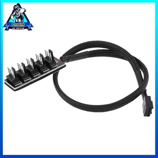 [Instock] 1 To 5 4-Pin TX4 PWM CPU Cooling Fan/Case Splitter Adapter Braided Power [F/15]