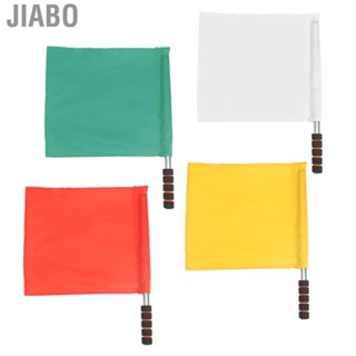 Jiabo Linesman Hand Flag  Sports Referee 2Pcs for Soccer