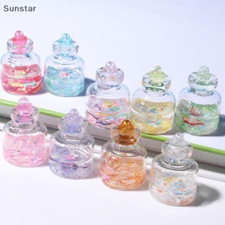 Sunstar ขวดแดชบอร์ดเรซิ่นเรืองแสง ขนาดเล็ก สุ่มสี สําหรับรถยนต์ 2 ชิ้น