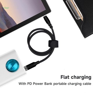 Char สายชาร์จ USB C เป็น DC5 5 มม. X2 1 มม. อินพุต USB Type C เป็น DC12V ทนทาน