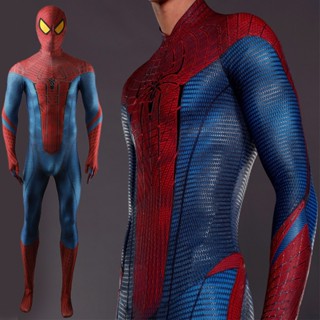 ชุดบอดี้สูทคอสเพลย์ Spider-Man TheAmazing แบบเต็มตัว เครื่องแต่งกายการค้าต่างประเทศ