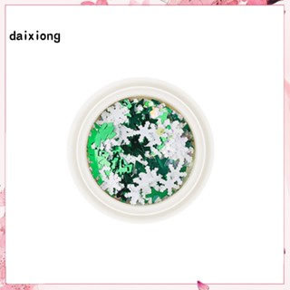 &lt;COD&gt; เกล็ดหิมะ เลื่อม กลิตเตอร์ สําหรับตกแต่งเล็บ DIY