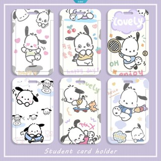 เคสพลาสติก กันน้ํา ลายการ์ตูน Hello Kitty น่ารัก สีขาว สําหรับใส่บัตรเครดิต บัตรเครดิต บัตรเครดิต ธนาคารธุรกิจ [ZK]