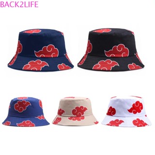 BACK2LIFE หมวกบักเก็ต ป้องกันรังสีอัลตราไวโอเลต สีแดง สไตล์ฮิปฮอป แฟชั่นฤดูร้อน สําหรับผู้หญิง