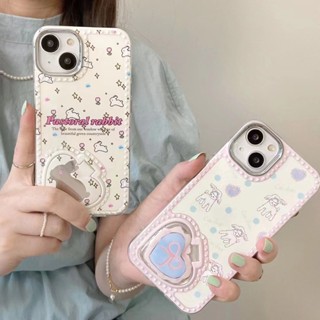 เคสโทรศัพท์มือถือกระจก กันลื่น ลายน่ารัก 2-1 สําหรับ iPhone 14Pro Max 14Pro iPhone 14 iPhone13 Pro iPhone 13Pro Max iPhone12 Pro Max 12 Pro 12 iPhone 11