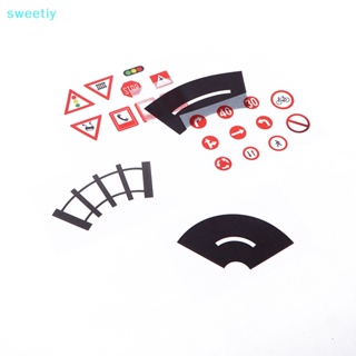 Sweetiy เทปกระดาษจราจร แฮนด์เมด DIY ของเล่นสําหรับเด็ก