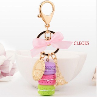 CLEOES พวงกุญแจโลหะ รูปหอคอย Merry Ribbon น่ารัก สําหรับห้อยกระเป๋า