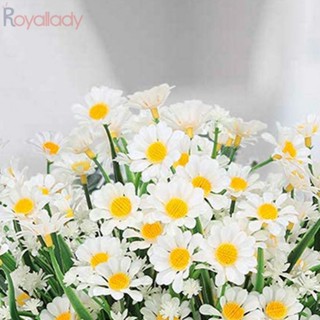 #ROYALLADY#Artificial ดอกเดซี่ปลอม สีเขียว เป็นมิตรกับสิ่งแวดล้อม สําหรับตกแต่ง