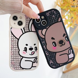 เคสโทรศัพท์มือถือ ลายการ์ตูนหมี กระต่ายน่ารัก ป้องกันเลนส์กล้อง สําหรับ Xiaomi Redmi Note 12 4G 5G 11 10 Pro 5G 12C A1 10S 10T 10C 10A 10 Lite