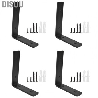 Disuu 4Pcs L Shaped Bracket Carbon Steel Heavy Duty Wall Shelf For Kitchen