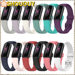 SHOUOUY สายนาฬิกาข้อมือสมาร์ทวอทช์ แบบเปลี่ยน สําหรับ Fitbit Luxe