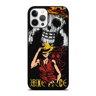 เคสโทรศัพท์มือถือ กันตก ป้องกัน ลายการ์ตูน One Piece Monkey D Luffy สําหรับ IPhone 14 Plus 13 Pro Max 12 Mini X