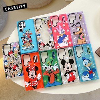 เคสโทรศัพท์มือถือแบบใส ลายมิกกี้ โกฟี่ สําหรับ Samsung Galaxy S20 S21 S22 S23 Ultra S20+ S21+ S22+ S23 Plus