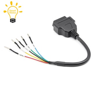 16 Pin OBD OBD2 Female K Line CAN Line Jumper Tester Connector Car Diagnostic Extension Cable Cord Pigtail