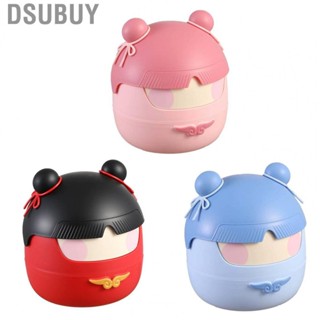 Dsubuy Tiny Waste   Cartoon Figure Small Desktop Trash Can for Office