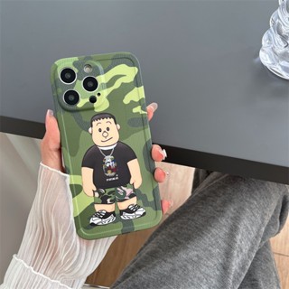 เคสโทรศัพท์มือถือ กันกระแทก กันรอยกล้อง ลายหัวเสืออ้วน แฟชั่น สําหรับ Apple Iphone 11 12 13 14 14pro 13promax 14promax 13Pro 12promax