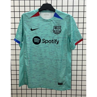 เสื้อกีฬาแขนสั้น ลายทีมชาติฟุตบอล Barcelona 3rd 2324 ชุดเหย้า