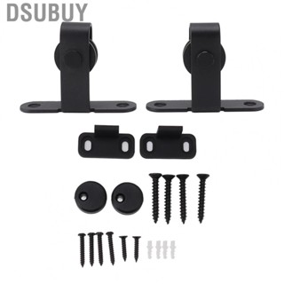 Dsubuy Barn Door Hardware Kit  Carbon Steel Super Silent for Cabinet