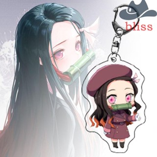 พวงกุญแจ จี้รูปปั้น Demon Slayer Nezuko Zenitsu ขนาดเล็ก