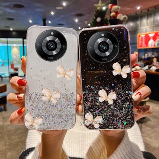 พร้อมส่ง เคสป้องกันโทรศัพท์มือถือ แบบนิ่ม ลายผีเสื้อ สําหรับ Realme 11 Pro Pro+ 10T 10 Pro Pro+ 5G 4G เคส Phone Case