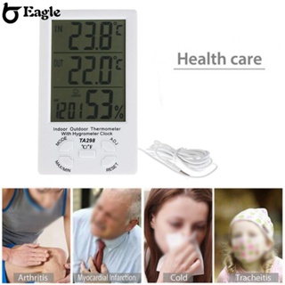 ⭐24H SHIPING⭐KTJ TA298 Indoor/Outdoor Thermometer Hygrometer Meter Humidity Digital LCD