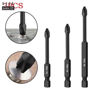 ⭐24H SHIPING ⭐Cross Screwdriver Alloy Steel Black High Strength Impact Resistance 3 Pcs