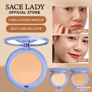 SACE LADY Make-up Powder Waterproof Sweat Invisible Pores Powder No Card Powder Post [prettylady]