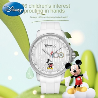 Disney Watch ครบรอบ 100 ปี ลิมิเต็ด มิกกี้ แฟชั่น นาฬิกาควอตซ์ สําหรับวัยรุ่น และนักเรียนมัธยมต้น