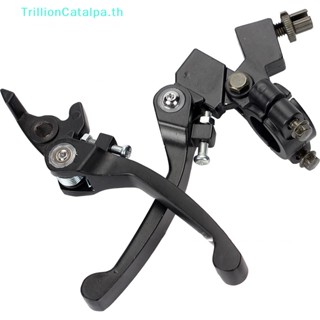 Trillioncatalpa KLX CRF XR50-250 ก้านเบรกคลัตช์ อลูมิเนียม สีดํา สําหรับรถจักรยานยนต์