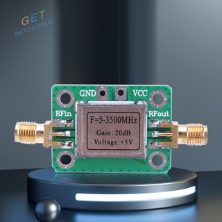 [Getdouble.th] Gain โมดูลขยายเสียงสัญญาณ 20dB RF LNA 5-3500MHz RF 80mA DC 5V [Getdouble.th]