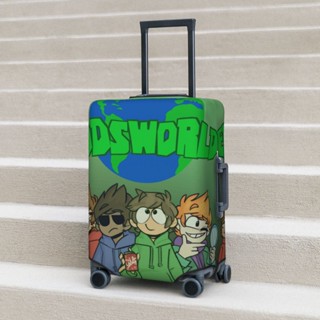 Eddsworld ผ้าคลุมกระเป๋าเดินทาง กันน้ํา กันฝุ่น หนา 18 นิ้ว - 32 นิ้ว