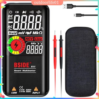 Odl Bside Ac Dc Ncv เครื่องทดสอบความถี่ความต้านทาน มัลติมิเตอร์ดิจิทัล 9999