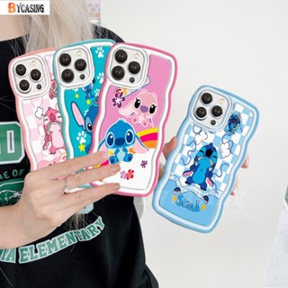 เคสโทรศัพท์มือถือแบบนิ่ม TPU ลายสติตช์ แฟนสาว นางฟ้า ขอบหยัก สําหรับ Samsung A24 A04e A14 A13 A04 M23 A30s A21s A12 A02s A32 A03 A23 A04s A52s A22 A50 A53 A03s A52 A11 A51