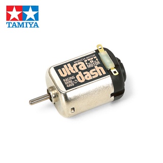 Tamiya มอเตอร์ขับเคลื่อนสี่ล้อ หัวเดียว สีดํา สีเงิน 27500 rpm