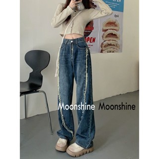 Moon  กางเกงขายาว คาร์โก้ กางเกง เชือกอเมริกันคลาสิค Cargo pants 2023 NEW 072012 Beautiful Comfortable ins สวย ES220218 36Z230909