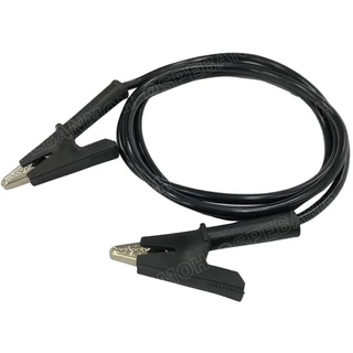 [ 1เส้น ] ALW-70036 สายปากคีบ Alligator Clip 10A 1เมตร Size 1.0mm² สายปากคีบ สายแทส Alligator Clip Wire สายปากคีบ หัว...