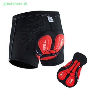 Greatshore กางเกงขาสั้นเจล 5D แบบหนา กันกระแทก สําหรับขี่จักรยาน MTB Road Bike TH