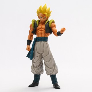 ฟิกเกอร์ รูปปั้น Dragon Ball Super Saiyan Gogeta พร้อมหัวเปลี่ยนสองหัว ของเล่น ของสะสม สําหรับตกแต่ง