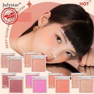 JULYSTAR O.two.o 2-in-1 Face Blush Powder &amp; High Pigmentation Face Silky Blush Eyeshadow Makeup Glow