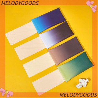 Melodg กระเป๋าเก็บแปรงแต่งหน้า แว่นตากันแดด แว่นสายตา แบบพกพา ไล่โทนสี