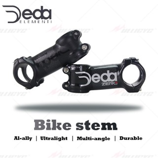 Deda Zero 2 อะไหล่แฮนด์มือจับ โลหะผสมคาร์บอน ผิวด้าน สีขาว ดํา 6 17 องศา สําหรับรถจักรยาน MTB